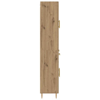 Produktbild för Skåp med låda Artisan Ek 69,5 x 34 x 180 cm Konstruerat trä