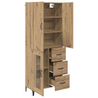 Produktbild för Skåp Väggmonterad Artisan Ek 69,5 x 34 x 180 cm Konstruerat trä