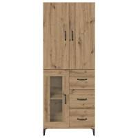 Produktbild för Skåp Väggmonterad Artisan Ek 69,5 x 34 x 180 cm Konstruerat trä
