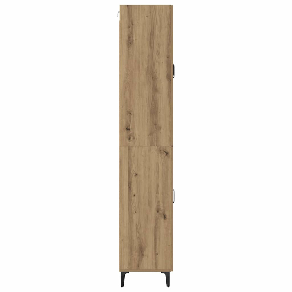 Produktbild för Skåp Väggmonterad Artisan Ek 69,5 x 34 x 180 cm Konstruerat trä