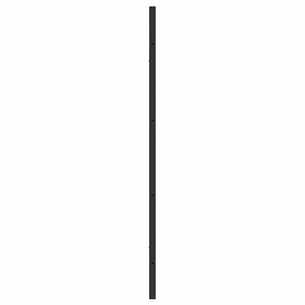 Produktbild för Duschskärm för Bad Svart 68 x 130 cm Härdat glas