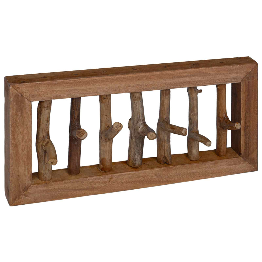 Produktbild för Kappa Krok Naturfärg 50 x 10 x 25 cm Massivt mahognyträ