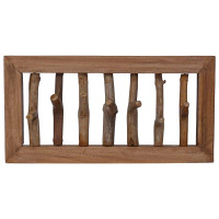 Produktbild för Kappa Krok Naturfärg 50 x 10 x 25 cm Massivt mahognyträ