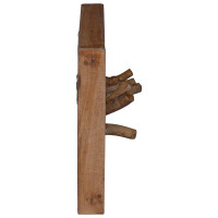 Produktbild för Kappa Krok Naturfärg 50 x 10 x 25 cm Massivt mahognyträ