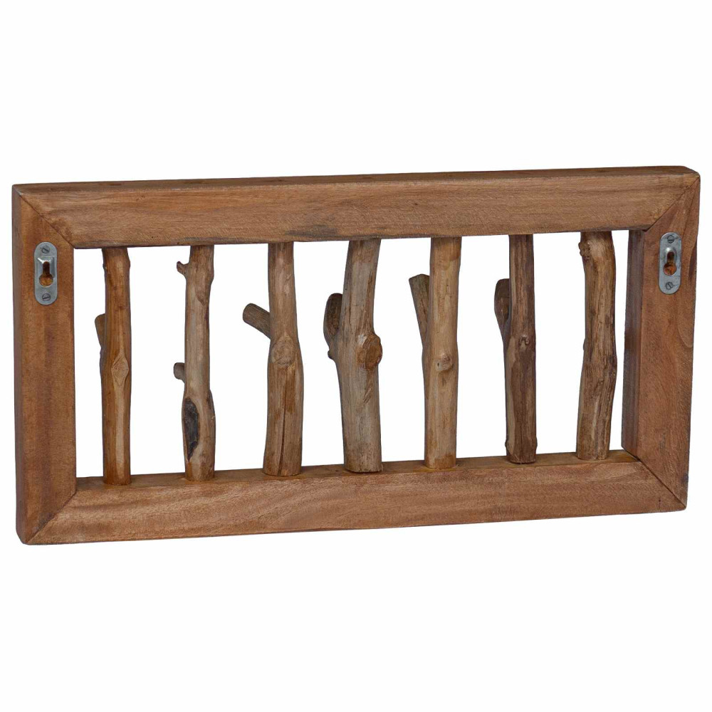 Produktbild för Kappa Krok Naturfärg 50 x 10 x 25 cm Massivt mahognyträ