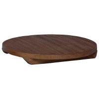 Produktbild för Blomkruka 3 st Naturlig 29 x 29 x 3,5 cm Mahognyträ