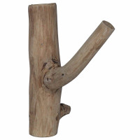 Produktbild för Krok Brun 4 x 4 x 14 cm Solid återvunnen trä