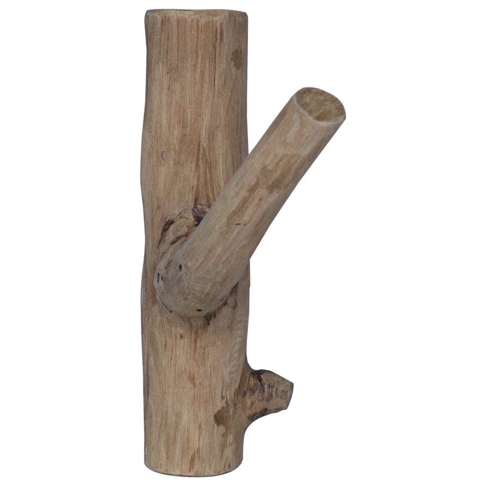 Produktbild för Krok Brun 4 x 4 x 14 cm Solid återvunnen trä