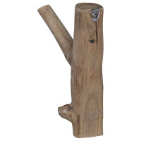 Produktbild för Krok Brun 4 x 4 x 14 cm Solid återvunnen trä
