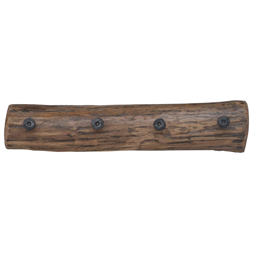 Produktbild för Hängare Brun 50 x 8 x 12 cm Solid återvunnen trä