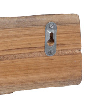Produktbild för Hängare Brun 50 x 8 x 12 cm Solid återvunnen trä
