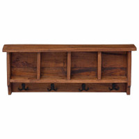 Produktbild för Hanger Brun 70 x 11 x 27 cm Massivt mahognyträ