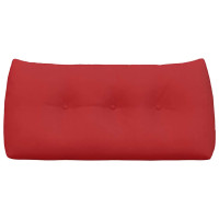 Produktbild för Ryggkudde Röd 100 x 24 x 50 cm tyg