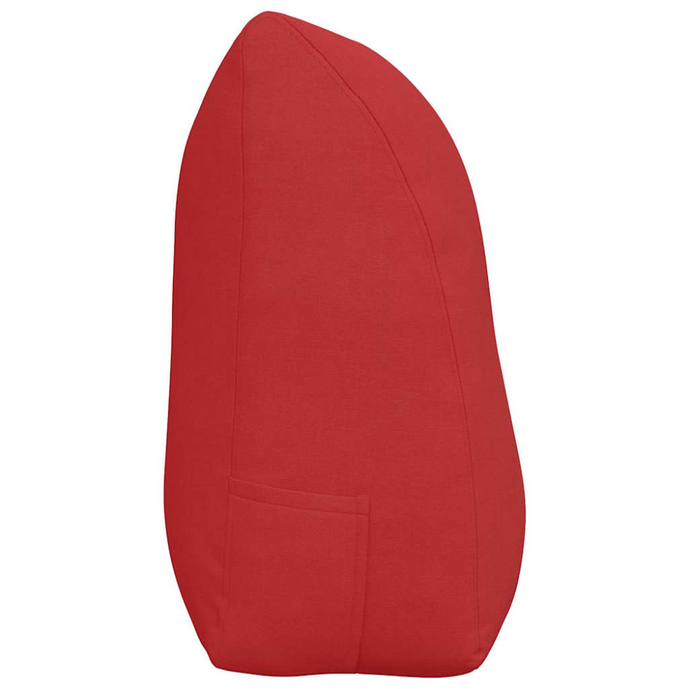 Produktbild för Ryggkudde Röd 100 x 24 x 50 cm tyg