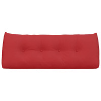 Produktbild för Ryggkudde Röd 120 x 24 x 50 cm tyg