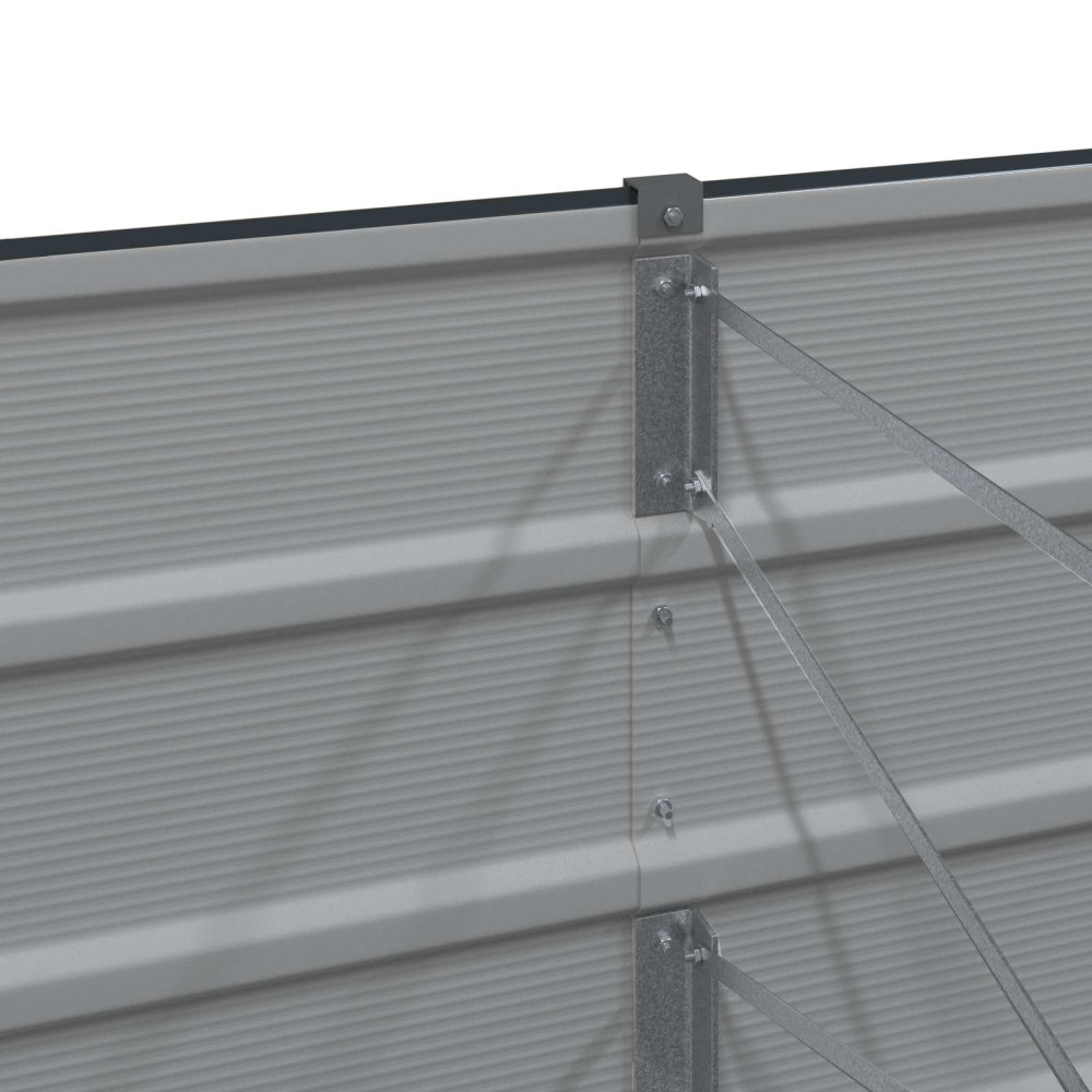 Produktbild för Planteringskärl Antracit 160 x 80 x 75 cm Stål