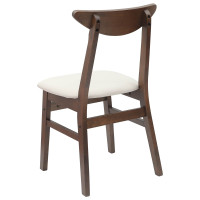 Produktbild för Matstolar 2 pcs Ljusbrun 42 x 47,5 x 81 cm Massiv Gummiträ