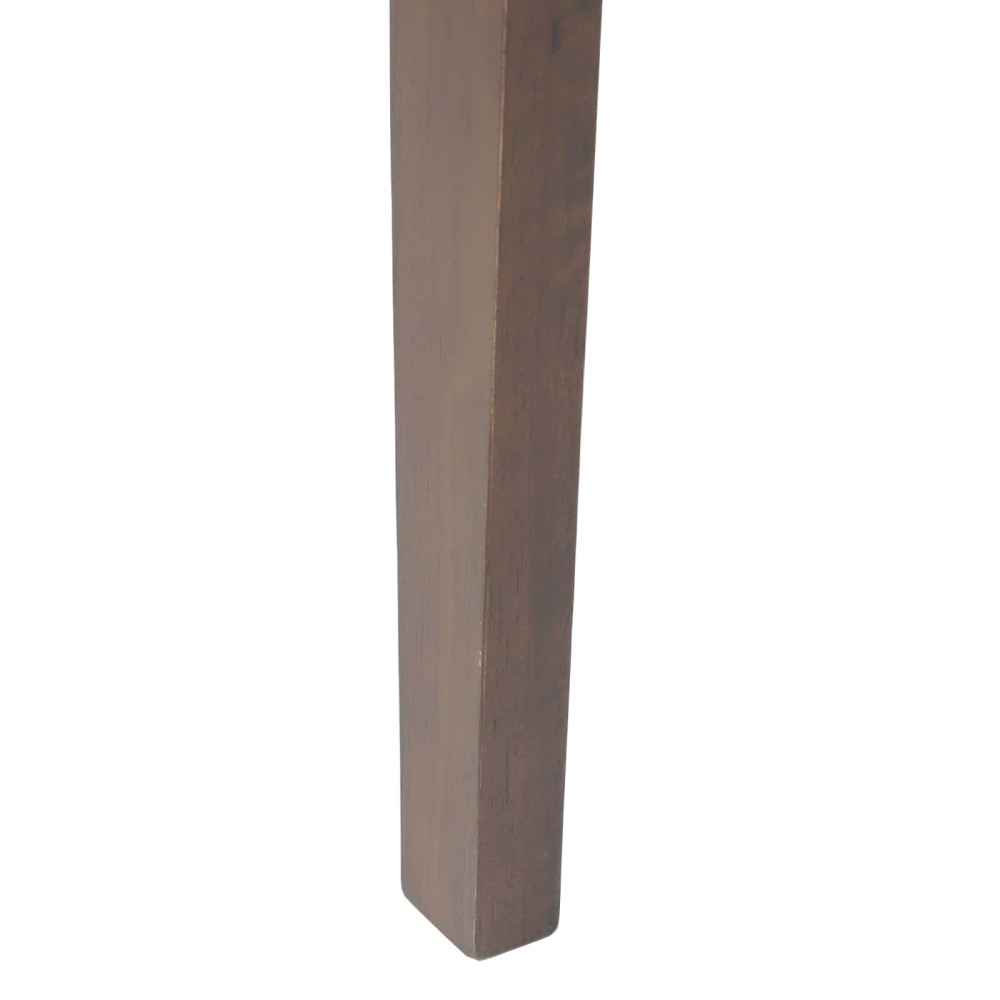 Produktbild för Matstolar 2 pcs Ljusbrun 42 x 47,5 x 81 cm Massiv Gummiträ