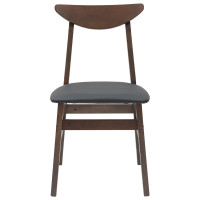 Produktbild för Matstolar 2 pcs Ljusbrun 42 x 47,5 x 81 cm Massiv Gummiträ