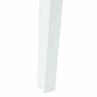 Produktbild för Matstolar 2 pcs Vit 42 x 47,5 x 81 cm Massiv Gummiträ