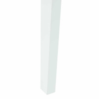 Produktbild för Matstolar 2 pcs Vit 42 x 47,5 x 81 cm Massiv Gummiträ