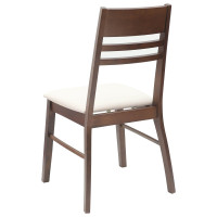 Produktbild för Matstolar 2 pcs Ljusbrun 43 x 54 x 89 cm Massiv Gummiträ