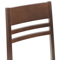 Produktbild för Matstolar 2 pcs Ljusbrun 43 x 54 x 89 cm Massiv Gummiträ