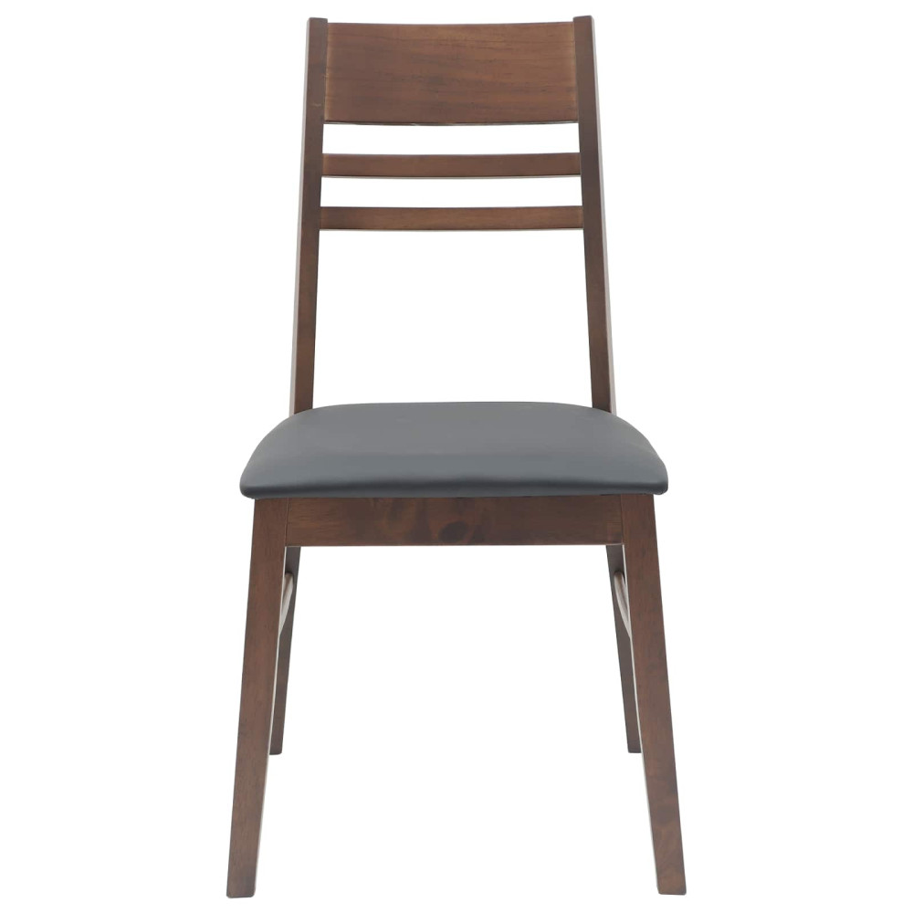 Produktbild för Matstolar 2 pcs Ljusbrun 43 x 54 x 89 cm Massiv Gummiträ