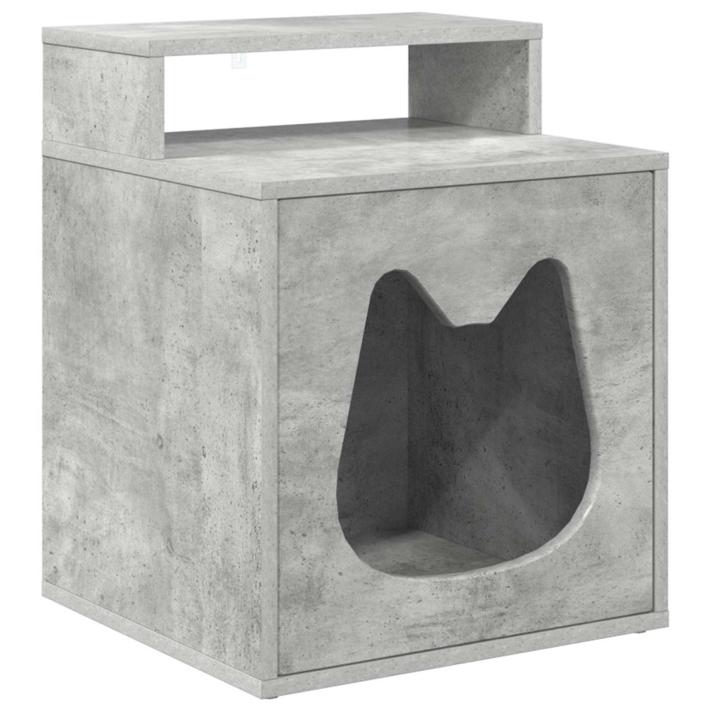 Produktbild för Katt hus Betong 42,5 x 40 x 53,5 cm Konstruerat trä