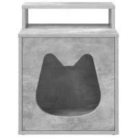 Produktbild för Katt hus Betong 42,5 x 40 x 53,5 cm Konstruerat trä