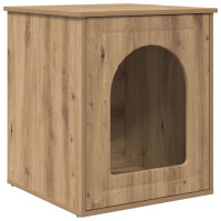 Produktbild för Katt hus Artisan Ek 53 x 52 x 62 cm Konstruerat trä