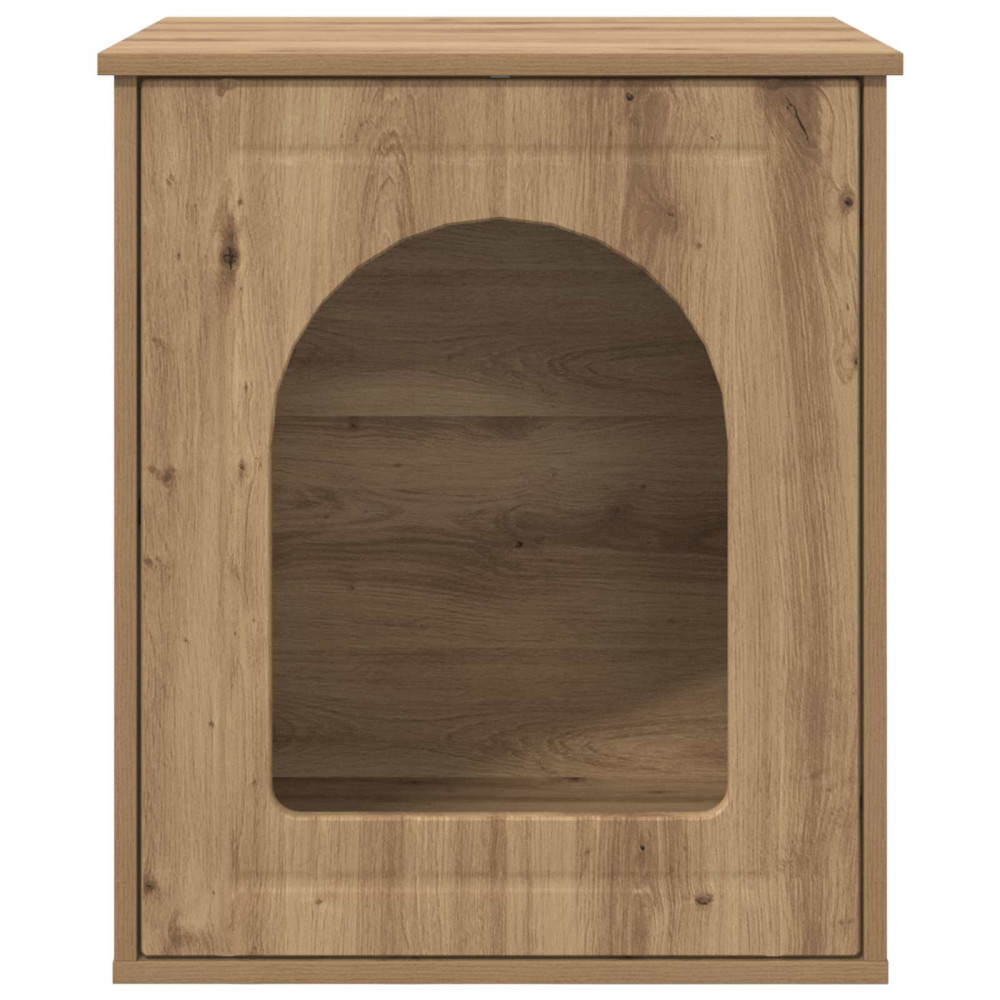 Produktbild för Katt hus Artisan Ek 53 x 52 x 62 cm Konstruerat trä