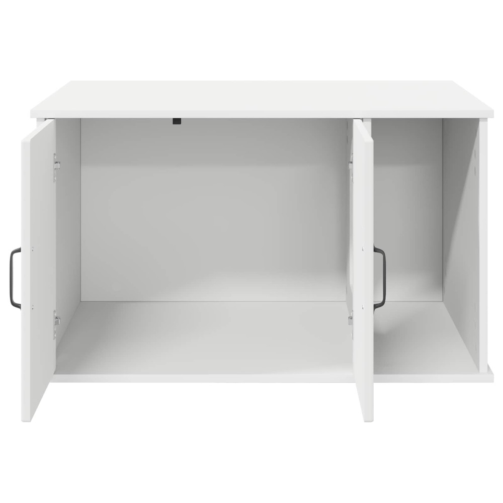 Produktbild för Katt hus Vit 85 x 55 x 50 cm Konstruerat trä
