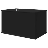 Produktbild för Katt hus Svart 85 x 55 x 50 cm Konstruerat trä