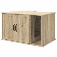 Produktbild för Katt hus Sonoma 85 x 55 x 50 cm Konstruerat trä