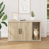 Produktbild för Katt hus Sonoma 85 x 55 x 50 cm Konstruerat trä