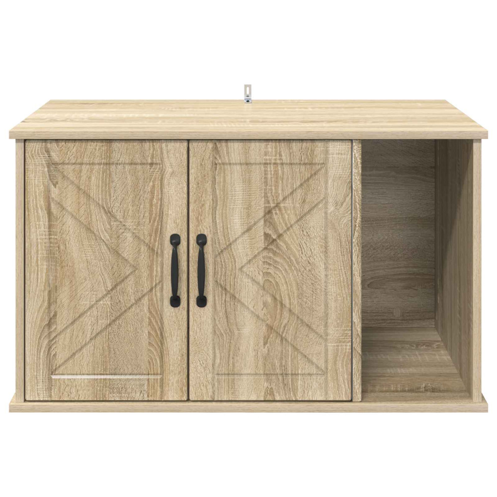 Produktbild för Katt hus Sonoma 85 x 55 x 50 cm Konstruerat trä