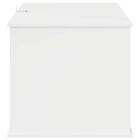 Produktbild för Katt hus Glansig Vit 85 x 55 x 50 cm Konstruerat trä