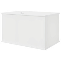 Produktbild för Katt hus Glansig Vit 85 x 55 x 50 cm Konstruerat trä