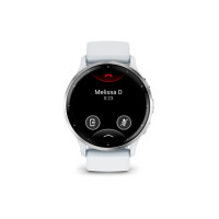 Produktbild för Garmin Venu 3 - whitestone fiberförstärkt polymer - smart klocka med band - 8 GB