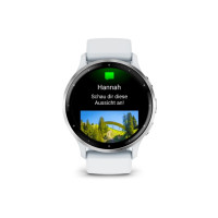Produktbild för Garmin Venu 3 - whitestone fiberförstärkt polymer - smart klocka med band - 8 GB