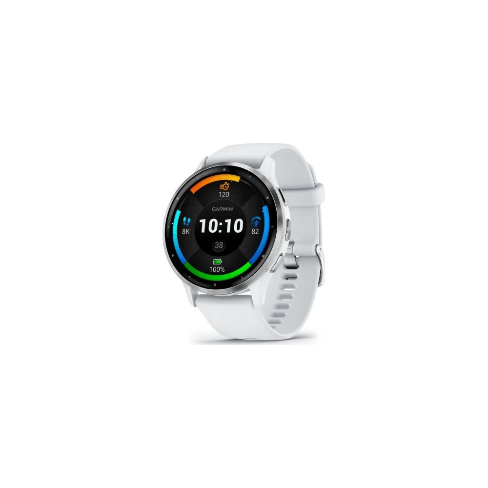 Produktbild för Garmin Venu 3 - whitestone fiberförstärkt polymer - smart klocka med band - 8 GB