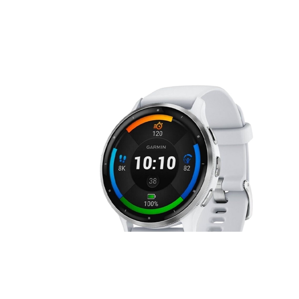 Produktbild för Garmin Venu 3 - whitestone fiberförstärkt polymer - smart klocka med band - 8 GB