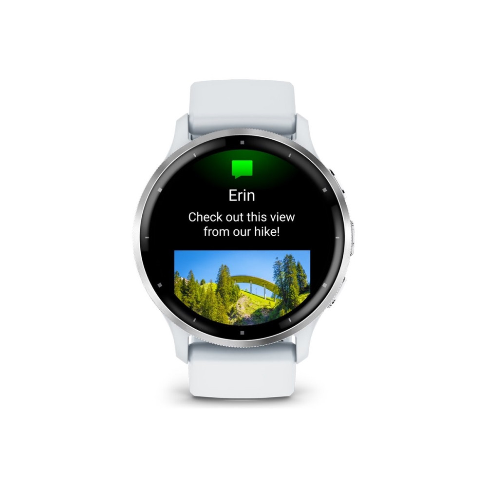 Produktbild för Garmin Venu 3 - whitestone fiberförstärkt polymer - smart klocka med band - 8 GB
