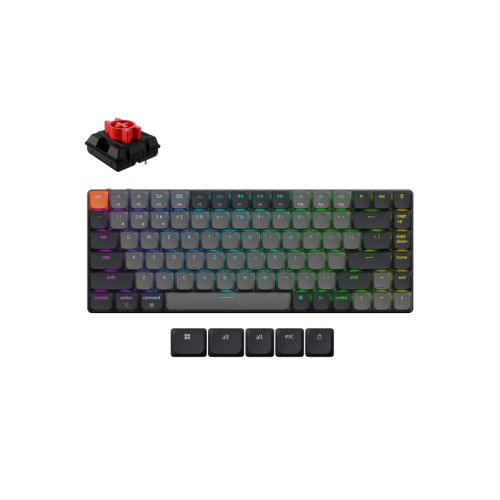 Keychron Keychron K3, Kabel & Trådlös, USB + Bluetooth, Mekaniska tan...