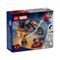 Produktbild för LEGO Marvel Spider-Man 76335 - Spider-Man mot Ghost Rider motorcykel - byggsats