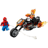 Produktbild för LEGO Marvel Spider-Man 76335 - Spider-Man mot Ghost Rider motorcykel - byggsats
