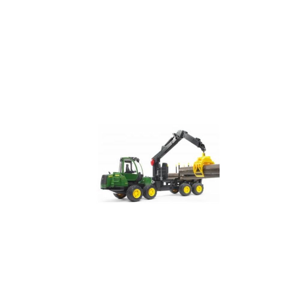 Produktbild för BRUDER Professional series - John Deere 1210E skotare med 4 stammar och grip