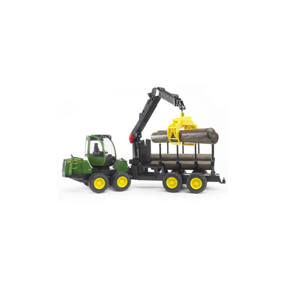 Produktbild för BRUDER Professional series - John Deere 1210E skotare med 4 stammar och grip