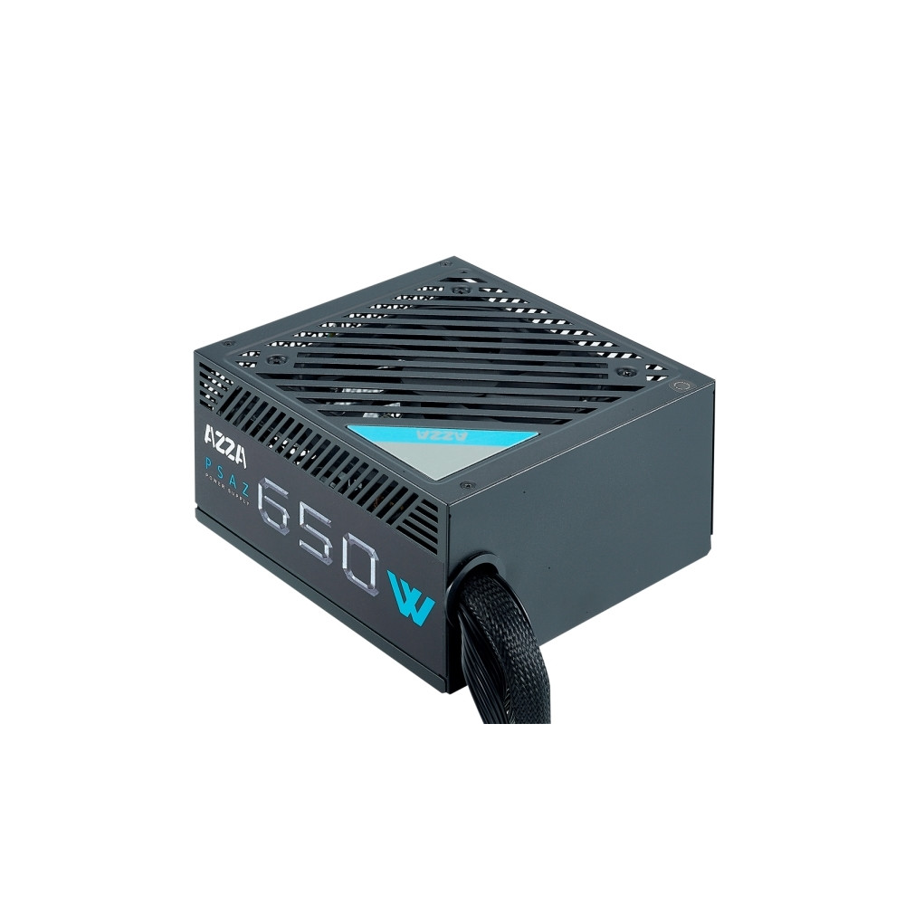 Produktbild för Strömförsörjning AZZA 650W PSAZ 120mm svart (80+ Bronze) det...